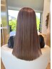 【長森指名限定】髪質改善ストレート　￥15,400