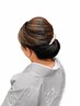 日本髪のヘアセット