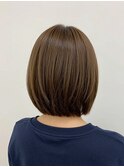 自然な丸みショートボブ