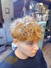 メンズカット+ブリーチ+カラー【箕面市/men's】