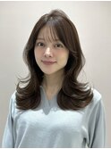 〔高橋大〕20代30代40代小顔ワンカールレイヤー前髪あり後れ毛71
