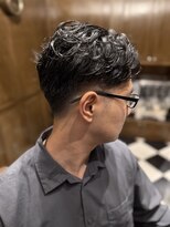 ザ バーバー 虎ノ門ステーションタワー(THE BARBER)&nbsp;七三パーマ　ニュアンスパーマ　ナチュラルパーマ