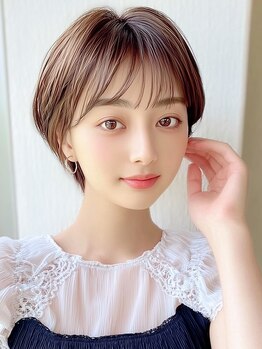 ビューティービースト 佐賀店(beauty:beast)の写真/髪質・骨格・クセを見極めた骨格矯正カットであなたに一番似合うショートヘアをご提案。小顔効果も抜群♪