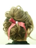 ゆるふわカールアップ　ヘアセット