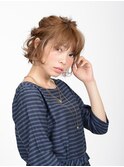 ダブルくるりんぱハーフアップ【EARTH調布店】