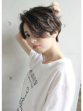アンドヘアー 西葛西(&-HAIR) 【西葛西　&-hair】大人可愛い☆小顔に見えるハンサムショート