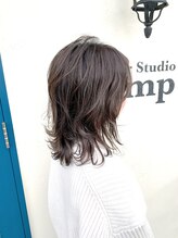 ヘアースタジオ ランプ 浦安(Hair Studio Lamp) ミディアムレイヤーバレイヤージュ