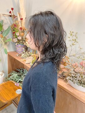 マロウ(mallow) 《花屋併設》ウェーブパーマ@20代30代40代
