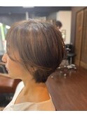 ナチュラル丸みショート