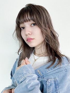 アイティー バイ アルバム 中野店(IT by ALBUM) 内巻きワンカールレイヤースタイル_くびれミディ_28311