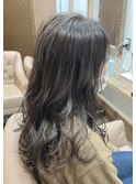 透け感ロング