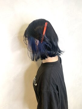 アンジェリカラボ 梅田店(ANGELICA LABO) 【Angelica川又style】インナーサファイアブルー