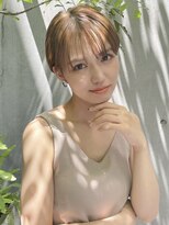 コクーン(Cocoon)&nbsp;耳掛けマッシュ#黒髪#ボブルフ#小顔#ネビージュ#ワンレン