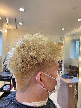 ボナ ヘアー(bona.hair) ハイトーンカジュアルソフトモヒカン