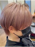 透明感抜群♪ダブルカラーブリーチハイトーンピンクブラウン