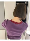 首が綺麗に見えるミニボブ