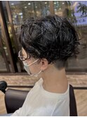 ハンサムショートをパーマでレディースもかっこいい♪【貴也】