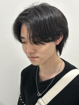 ヒュイル バイ ニアウ(Hwyl by Niau)&nbsp;メンズマッシュセンターパートスパイラルパーマニュアンスパーマ