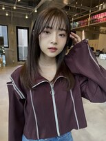 イミ(imi) 透明感カラー/レイヤーカット/前髪カット