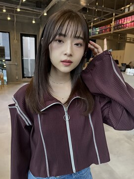 イミ(imi) 透明感カラー/レイヤーカット/前髪カット