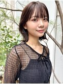 結べるボブレイヤーカット顔まわりカット後毛カットワンカール