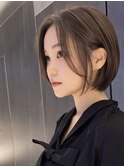 福岡大人耳掛けベージュショートkchiara川野直人