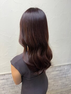 シュリット(schritt) ピンクブラウン ツヤカラー 渋谷 YOSHITAKE