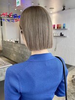 マジコ 原宿(Magico)&nbsp;ボブ/ミルクティーベージュカラー/ブリーチ/ダブルカラー/原宿