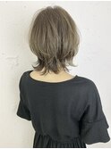 ネオウルフ×ミルクティハイライトボブウルフ　ウルフカット