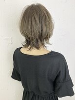 ダブルトーキョー シブヤ(W-TOKYO SHIBUYA)&nbsp;ネオウルフ×ミルクティハイライトボブウルフ　ウルフカット