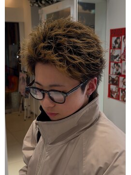 オーシャントーキョー 仙台(OCEAN TOKYO) スパイキーショートブリーチ刈り上げ黒髪メンズ眉毛仙台