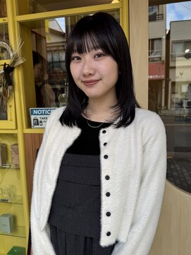 ヒントステーション(HINTSTATION) 〈浅草 半個室〉ミディアムレイヤー×ダークラベンダー