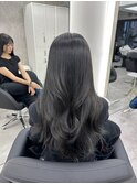 ☆黒染めじゃない就活でも大丈夫暗髪カラー