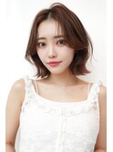韓国レイヤー顔周りカット透明感カラー髪質改善艶髪シースルー