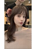 レイヤーカット×オリーブベージュ【荒谷進介】