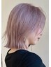 《全頭ブリーチ》ダブルカラー& 超音波ケアプロ付きトリートメント￥14900