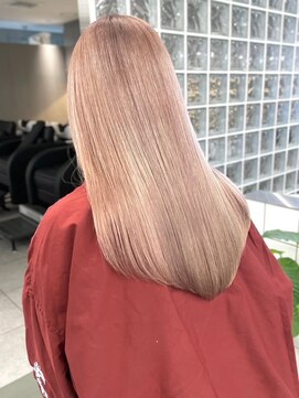 サンクマーケット 渋谷(cinq MARKET) 渋谷ミルクティーベージュハイトーンカラーヘーゼルベージュ30代