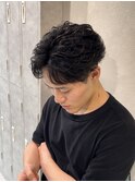 ニュアンスパーマスペインカールフェザーパーマメンズパーマ