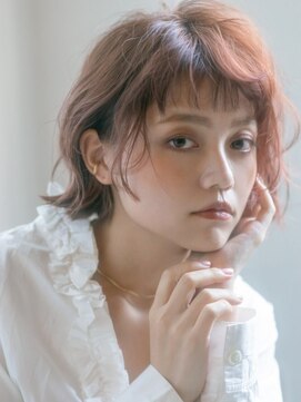 エミュ 表参道 青山(emu) 【emu井上信洋】ショートバングで抜け感パーマボブ【エミュ】