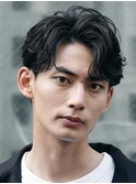 フェザーパーマ韓国センターパートニュアンスパーマ名古屋