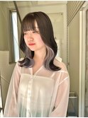 レイヤーカット×ブリーチを使ったインナーカラー☆表参道