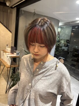 オムズ(OM's) インナーカラー/ブリーチ/ピンクカラー