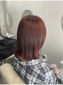 タッセルボブ/ピンクカラー/20代/熊本/上通り/並木坂