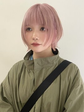 サンクマーケット 渋谷(cinq MARKET) ダブルカラーショートウルフカットショートボブレイヤー前髪あり