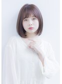 【寺尾拓巳】大人かわいいグレージュひし形ワンカールボブ