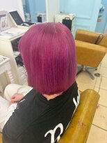 シャルティア 岩国(SHALLTIA)&nbsp;ハイトーン/ケアブリーチ/ビビッドカラー/ピンクカラー/ボブ