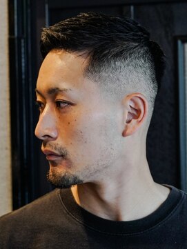 ダウズバーバーショップ 渋谷(dau's barber shop) メンズショート　理容室 バーバー リクルート ビジネスヘア 短髪