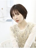 大人ショートボブ/20代30代40代50代/岡野亘希