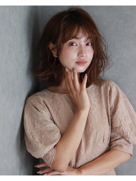 ルー ハナレ(Luu HANARE) チョコレートブラウン/コテ巻きパーマ/髪質改善/神戸/東灘区