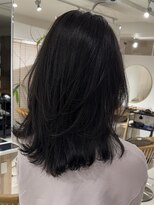 オリ 仙台(Oli)&nbsp;ダークパープル/ナチュラルショート/夏のヘアアレンジ/仙台